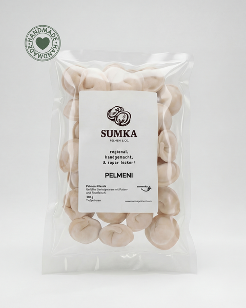 PELMENI "Klassik" mit Puten- und Rindfleisch (tiefgefroren)