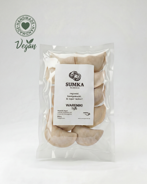 WARENIKI “Vegan” mit Linsen & Pilzen (tiefgefroren)